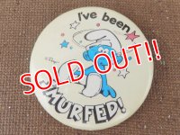 ct-151005-09 Smurf / 80's Pinback "I've been"