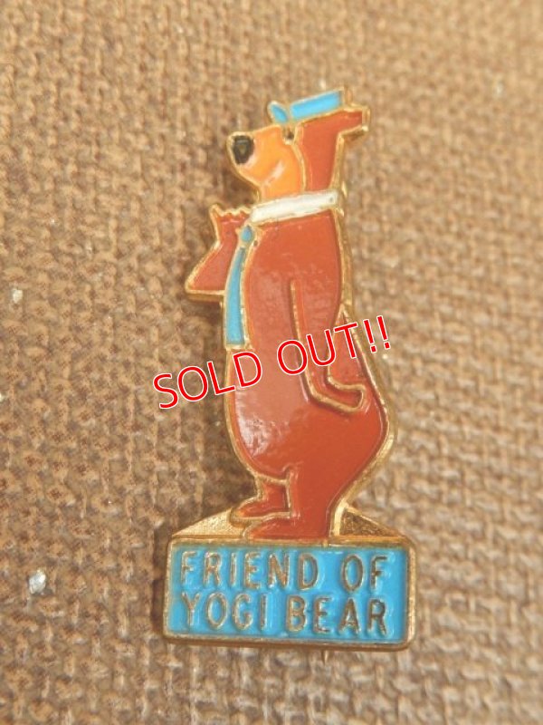 画像1: ct-151005-16 Yogi Bear / Vintage Enamel Pin