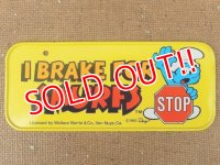 ct-151005-14 Smurf / 80's Bicycle Plate