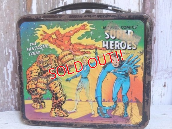 画像2: ct-151005-01 Marvel Comics Super Heroes / 1976 Metal Lunchbox