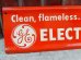 画像2: dp-151014-07 General Electric / "ELECTRIC HEATING" 50's metal sign (2)