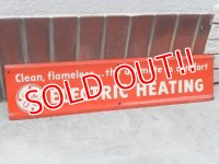 dp-151014-07 General Electric / "ELECTRIC HEATING" 50's metal sign