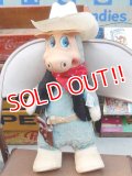 ct-151014-54 Quick Draw McGraw / Knickerbocker 50's Rubber Face Doll