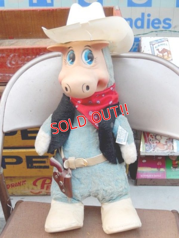 画像1: ct-151014-54 Quick Draw McGraw / Knickerbocker 50's Rubber Face Doll