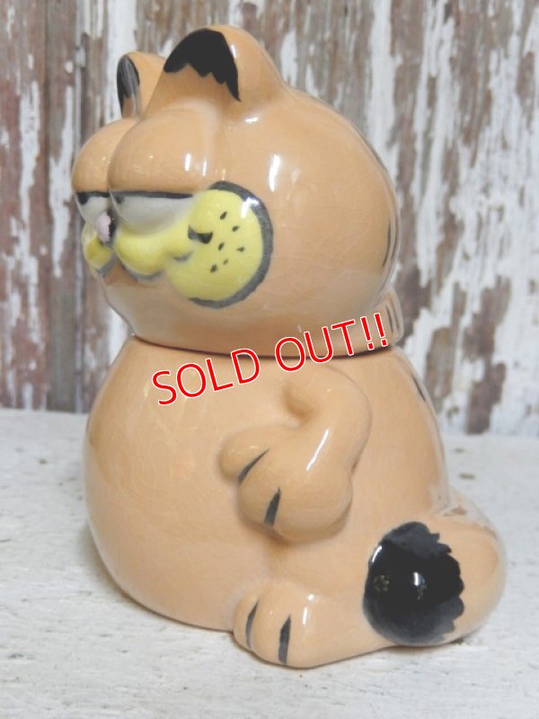 画像2: ct-151001-18 Garfield / 80's Ceramic Container (Bootleg)