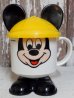 画像1: ct-151021-05 Mickey Mouse / 70's Plastic Mug (1)