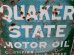 画像2: dp-151025-01 Quaker State / 30's-40's Metal Sign (2)