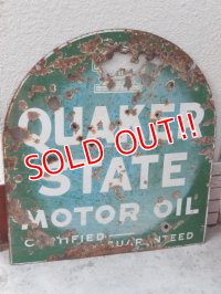 dp-151025-01 Quaker State / 30's-40's Metal Sign