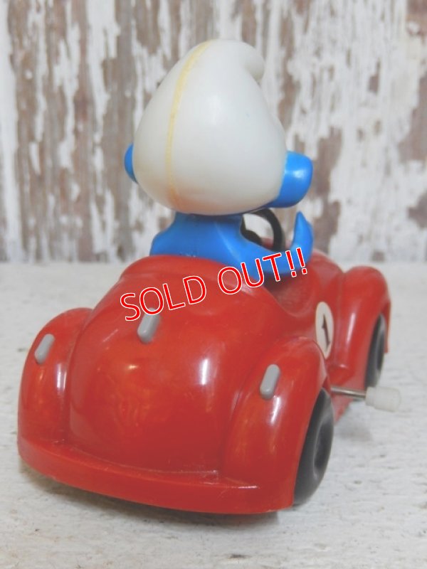 画像5: ct-151027-21 Smurf / Galoob 80's Wind up "Red Car"