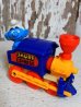 画像1: ct-151027-20 Smurf / Galoob 80's Wind up "Steam locomotive" (1)