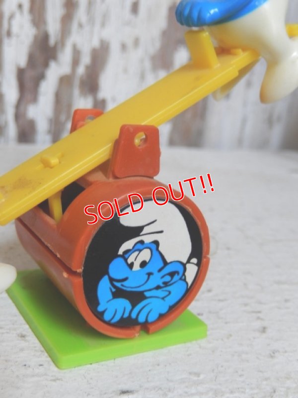画像6: ct-151027-22 Smurf / Galoob 80's Wind up "Seesaw"