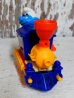 画像3: ct-151027-20 Smurf / Galoob 80's Wind up "Steam locomotive" (3)