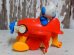 画像3: ct-151027-19 Smurf / Galoob 80's Wind up "Airplane" (3)