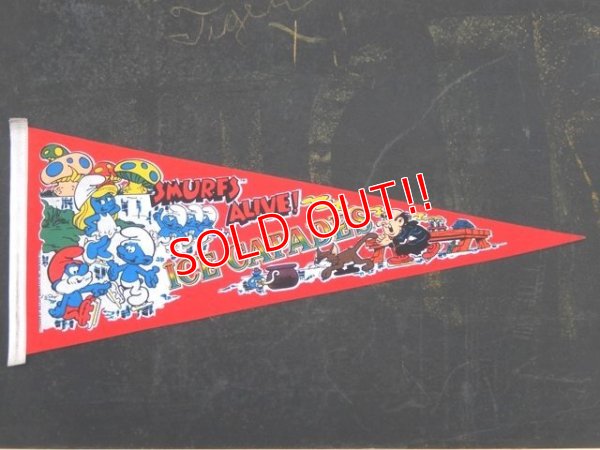 画像1: ct-150422-07 Smurf / Smurfs Alive! Ice Parade 80's Pennant