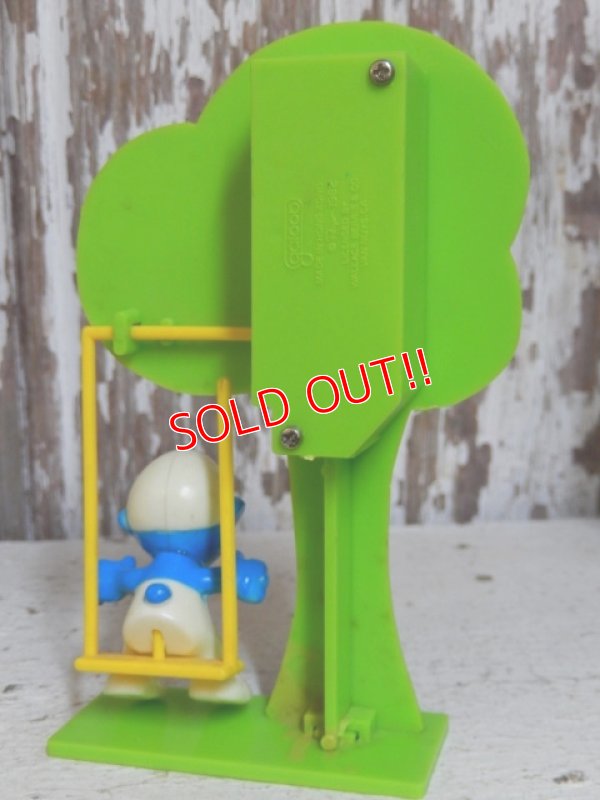 画像5: ct-151027-17 Smurf / Galoob 80's Wind up "Swing Seat"