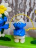 画像2: ct-151027-18 Smurf / Galoob 80's Wind up "rope skipping" (2)