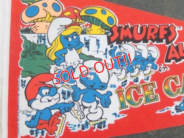 画像2: ct-150422-07 Smurf / Smurfs Alive! Ice Parade 80's Pennant