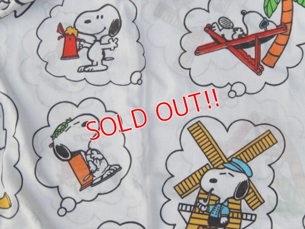 画像7: ct-151017-02 PEANUTS / 70's Flat Sheet (Twin)
