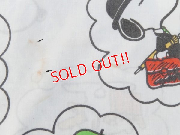 画像10: ct-151017-02 PEANUTS / 70's Flat Sheet (Twin)