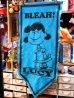 画像1: ct-151027-01 PEANUTS / 60's Banner "Lucy" Blue (1)