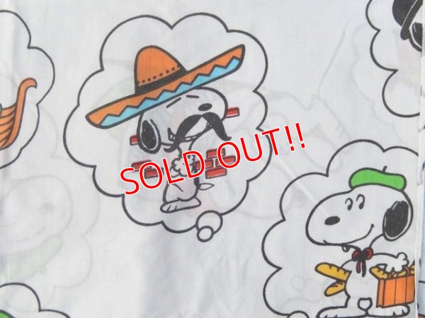 画像6: ct-151017-02 PEANUTS / 70's Flat Sheet (Twin)