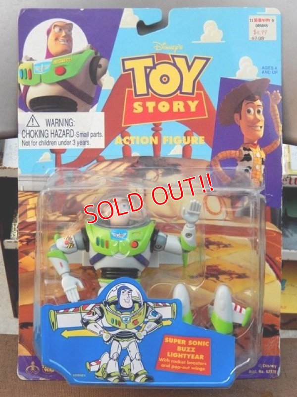 画像1: ct-151014-30 TOY STORY / Buzz Lightyear Think Way 90's Action Figure "Super Sonic"