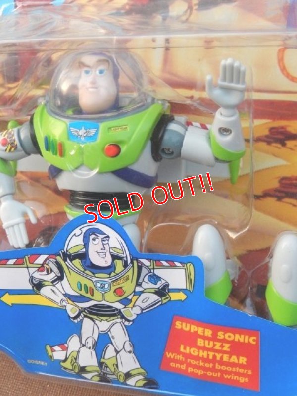 画像2: ct-151014-30 TOY STORY / Buzz Lightyear Think Way 90's Action Figure "Super Sonic"