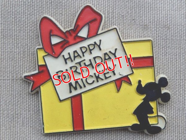 画像1: ct-151103-14 Happy Birthday Mickey / 70's Magnet