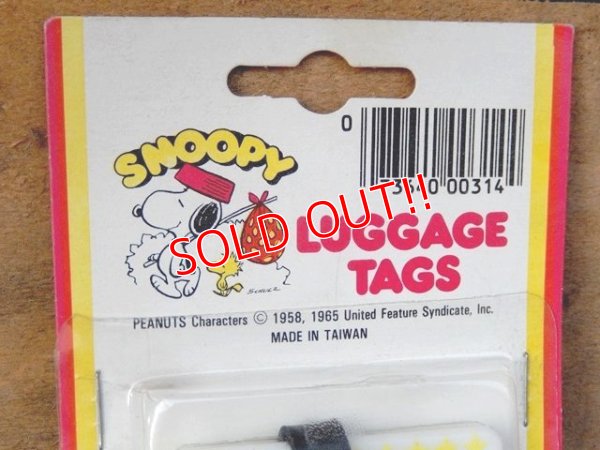 画像3: ct-151104-20 Snoopy / AVIVA 70's Luggage Tags "Have a Great Trip"