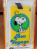 画像2: ct-151104-21 Snoopy / AVIVA 70's Luggage Tags "Bon Voyage" (2)