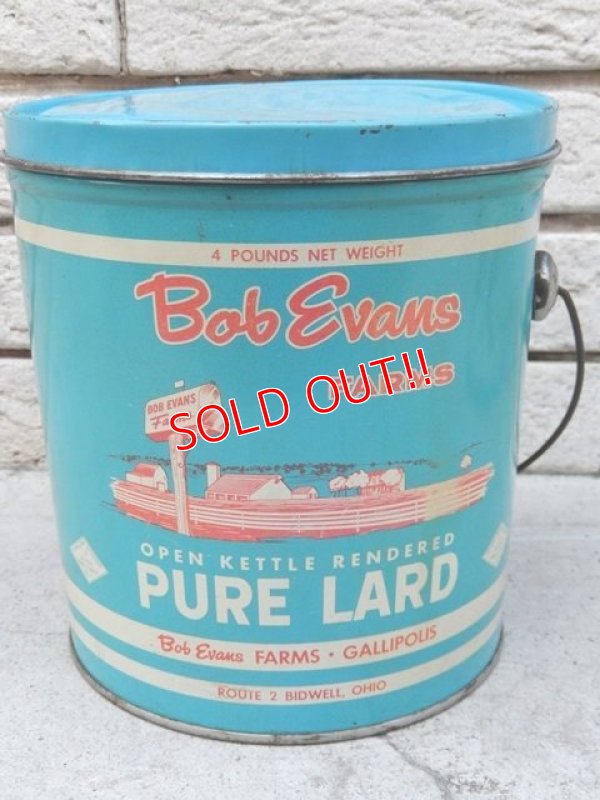 画像1: dp-151104-04 Bob Evans / 50's Lard Can