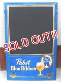 dp-151104-07 Pabst Blue Ribbon / 70's〜 Menu Board Sign