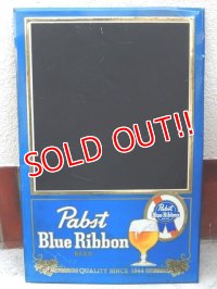 dp-151104-07 Pabst Blue Ribbon / 70's〜 Menu Board Sign