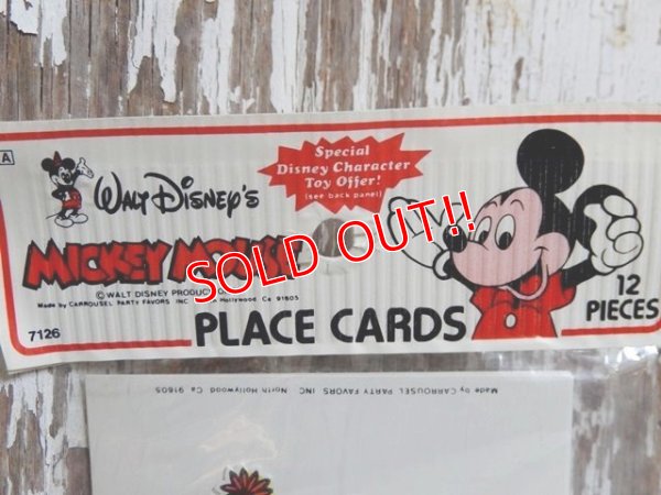 画像5: ct-151107-03 Mickey Mouse / 70's Place Cards