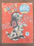 ct-151104-13 Vintage Cloth Book "BABY'S FIRST ABC"