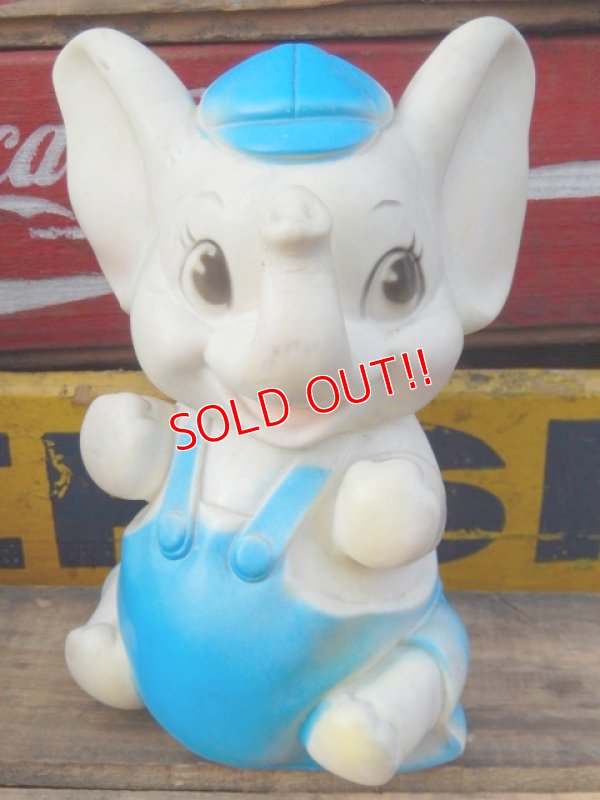 画像1: ct-151104-08 Sanitoy / 50's Elephant Rubber Doll