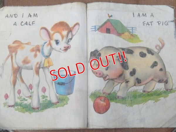 画像4: ct-151104-12 Vintage Cloth Book "BABY'S PETS"