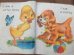 画像2: ct-151104-12 Vintage Cloth Book "BABY'S PETS" (2)