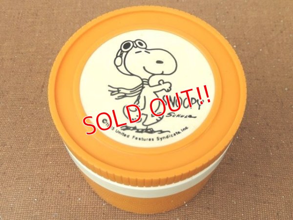 画像1: ct-151110-05 Snoopy / Thermos 70's Plastic Jar