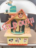 ct-151110-03 Mickey Mouse Club / Dolly Toy 50's Wall Decor Tree House Musical Box