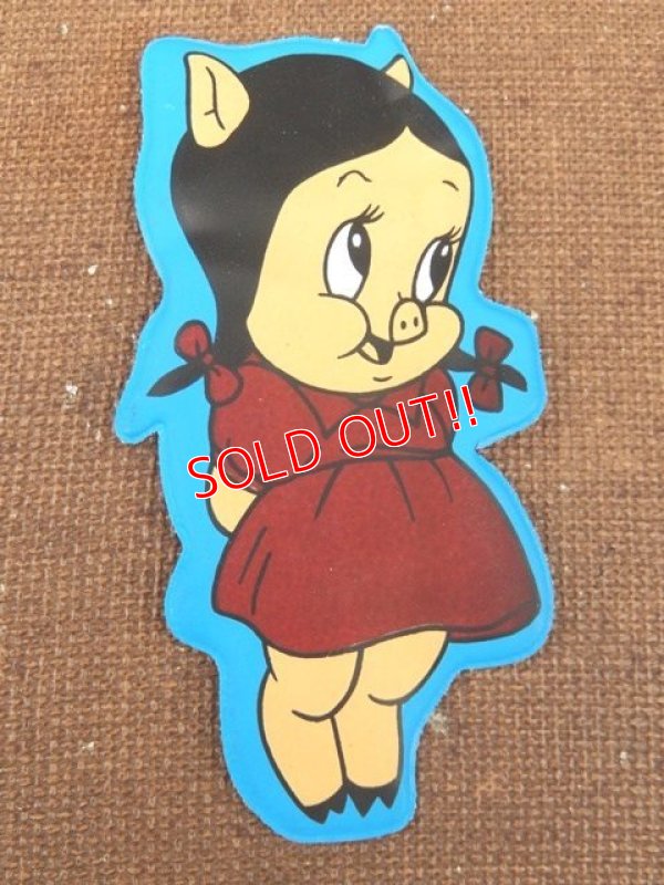 画像1: ct-151110-09 Petunia Pig / 70's Puffy Sticker
