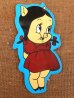 画像1: ct-151110-09 Petunia Pig / 70's Puffy Sticker (1)