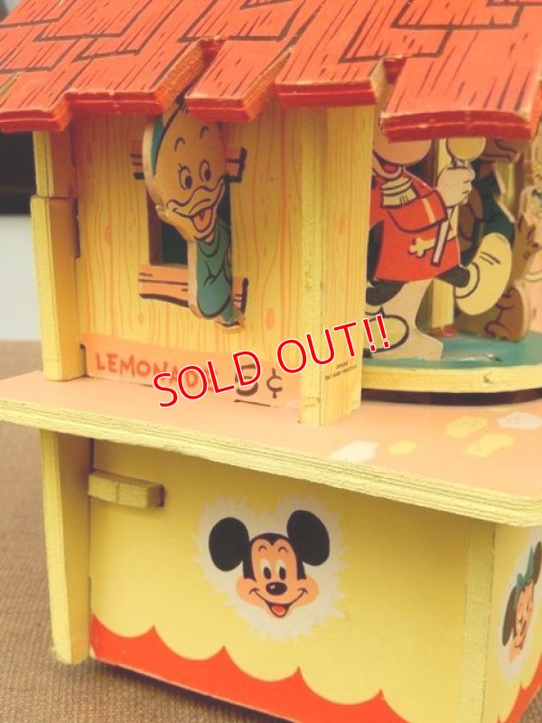 画像3: ct-151110-03 Mickey Mouse Club / Dolly Toy 50's Wall Decor Tree House Musical Box