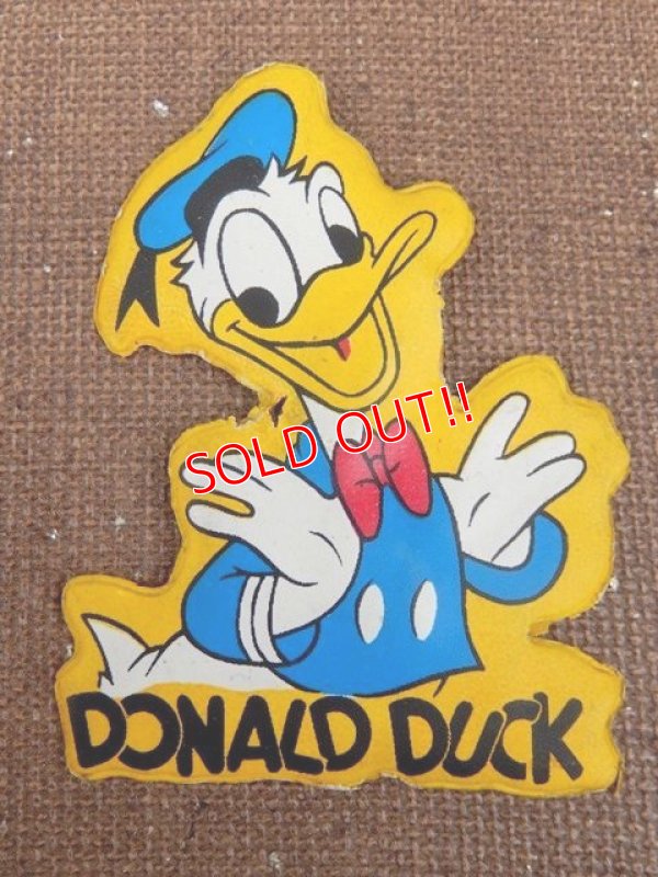 画像1: ct-151110-09 Donald Duck / 70's Vinyl Magnet