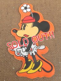 ct-151110-09 Minnie Mouse / 70's Vinyl Magnet