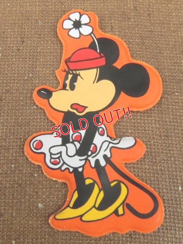 画像1: ct-151110-09 Minnie Mouse / 70's Vinyl Magnet