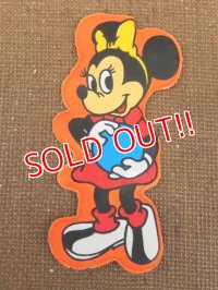 ct-151110-09 Minnie Mouse / 70's Vinyl Magnet