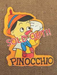 ct-151110-09 Pinocchio / 70's Vinyl Magnet