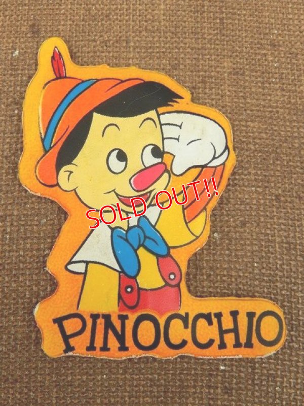 画像1: ct-151110-09 Pinocchio / 70's Vinyl Magnet