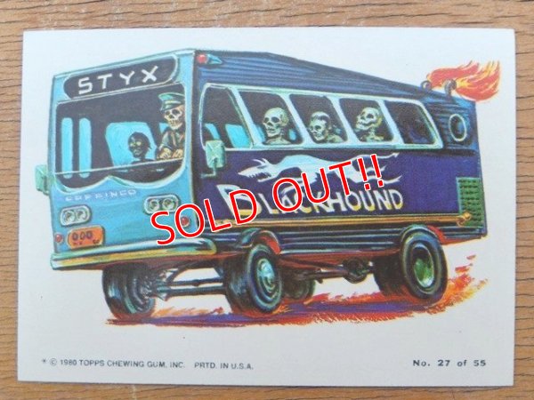 画像1: ct-150701-28 Topps / Weird Wheels Sticker No.27 of 55